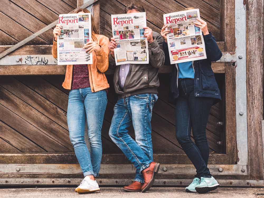 Unsere Wochenzeitung: der SonntagsReport.